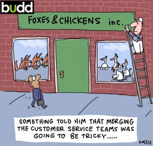 Foxes & Chickens inc. Something told me that merging....